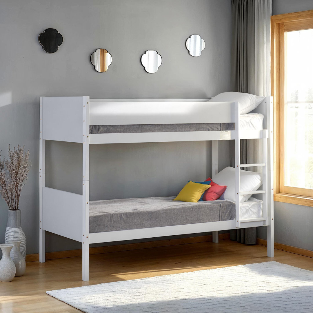 Seconique Bruno 3ft (Single) Bunk Bed White